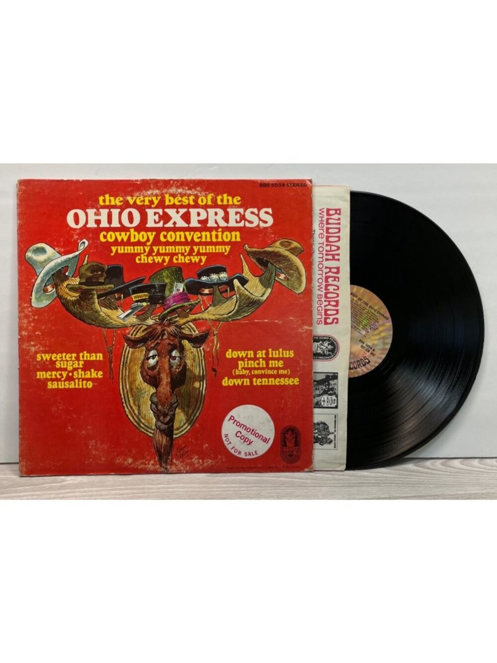 The Ohio Express Very Best Of Vinyl LP 1970s Rock DJ Promo Compilation Buddah - Picture 8 of 8